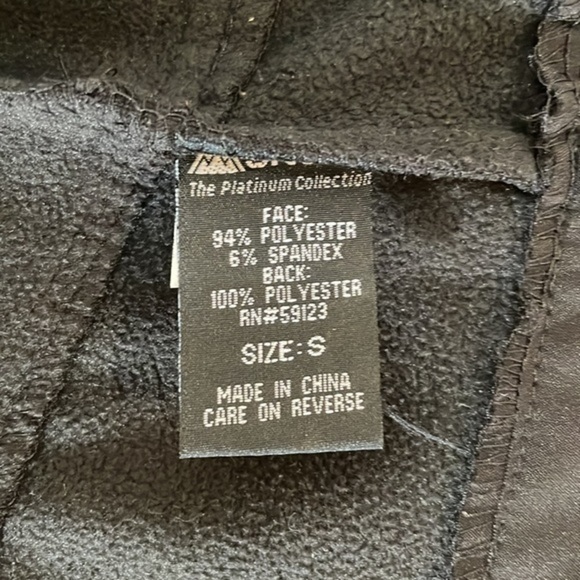 Snozu Black with Blue Accents Softshell Jacket with Hood women’s small - Picture 3 of 6